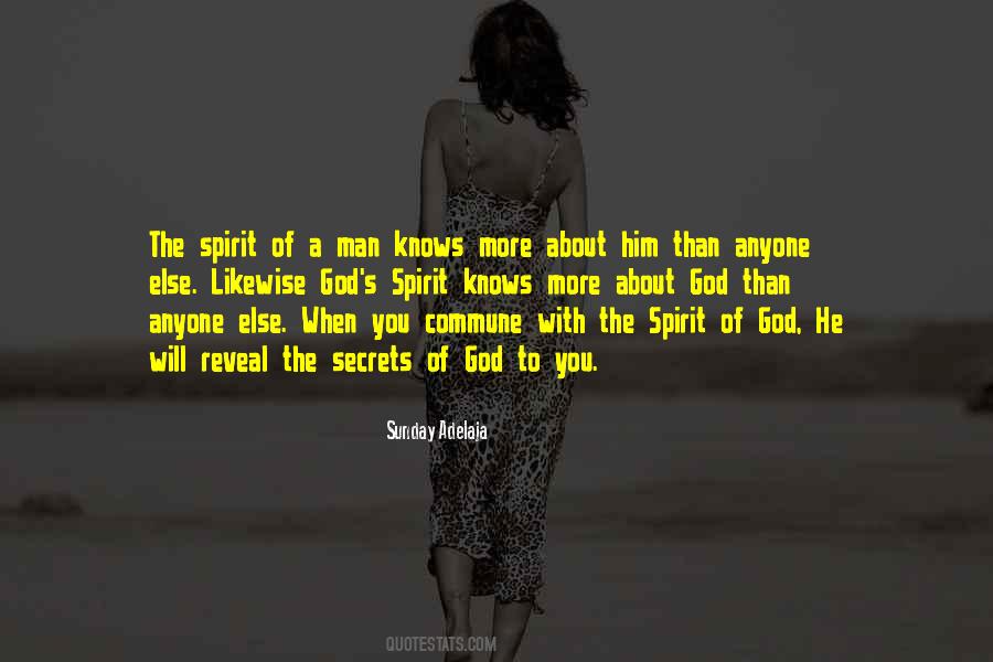 Quotes About The Spirit Of God #1847009