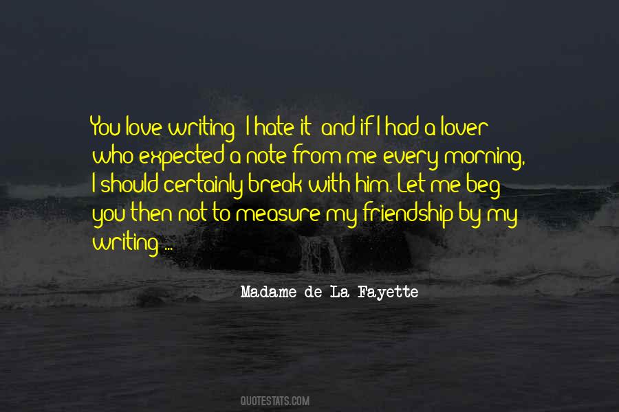 Quotes About The Measure Of Friendship #1597172