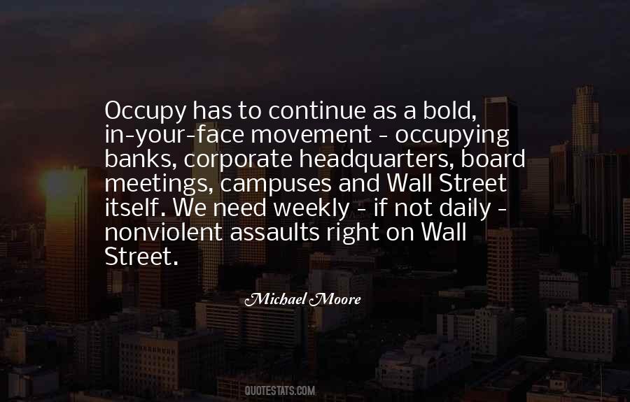 Quotes About Occupy Movement #1778069