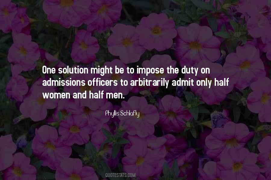 Quotes About Admissions #216123