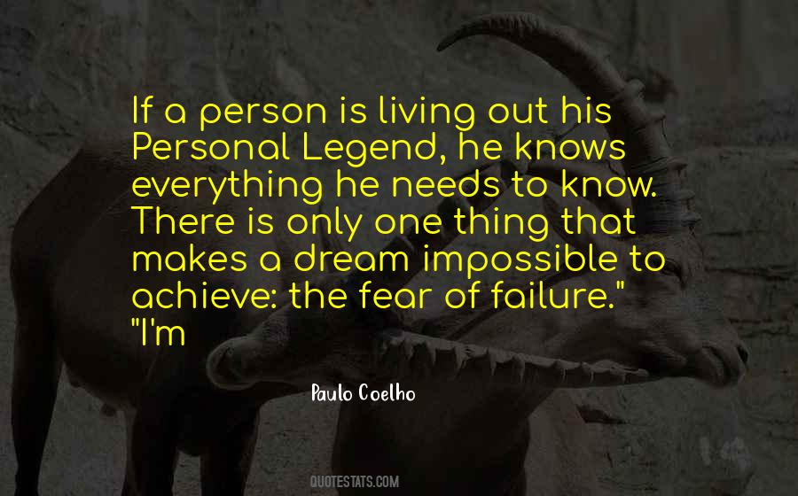 Quotes About Fear Of Failure #1686818