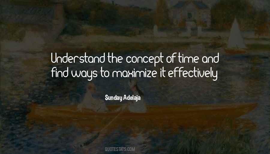 Maximize Time Quotes #606472