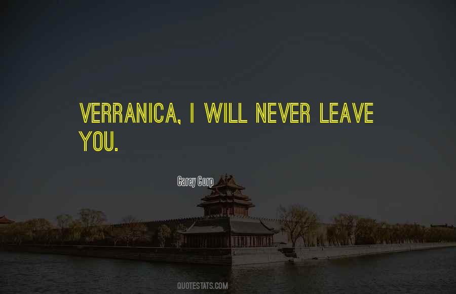 Quotes About I Will Never Leave You #415907