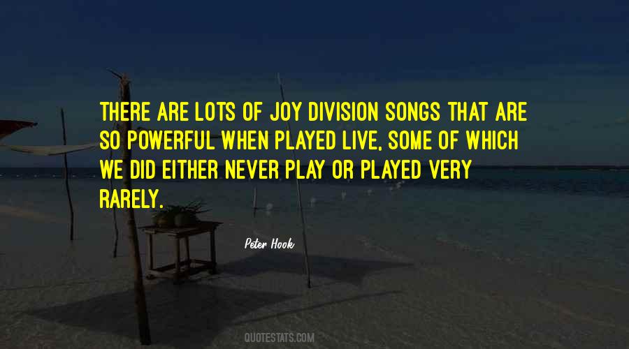 Quotes About Joy Division #1787693