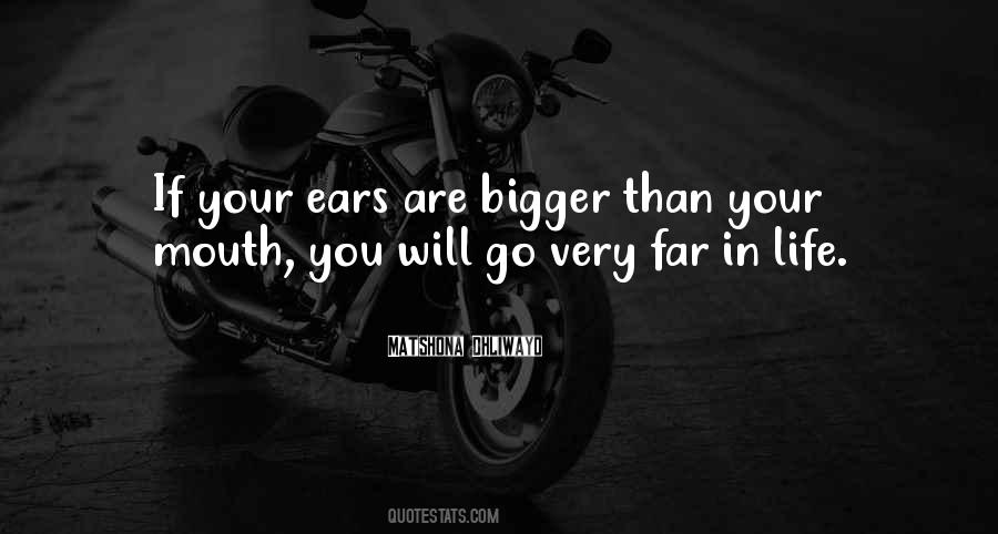 Quotes About Big Ears #33527