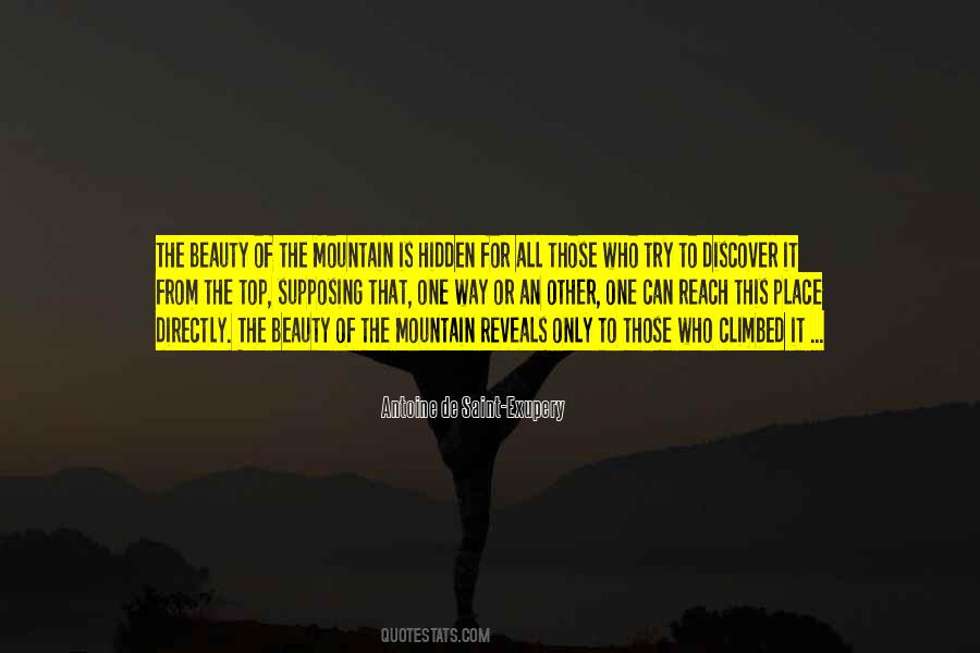 Quotes About Hidden Beauty #1042181