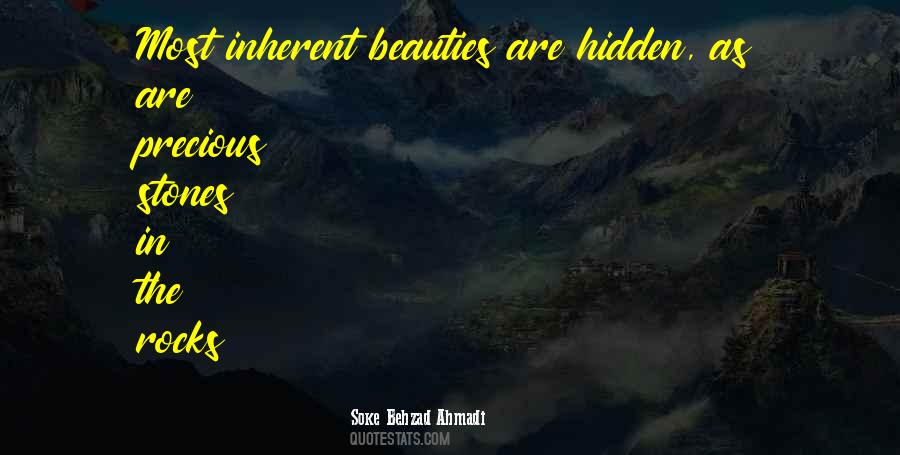 Quotes About Hidden Beauty #15043
