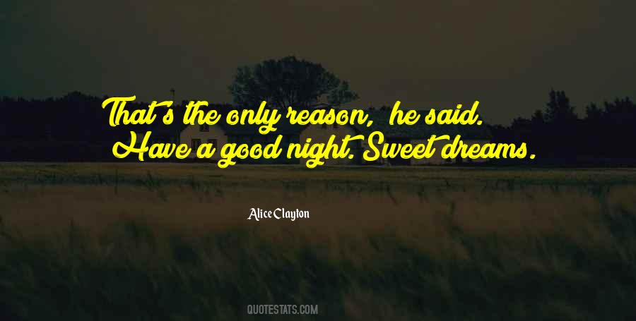 Quotes About A Good Night #255205