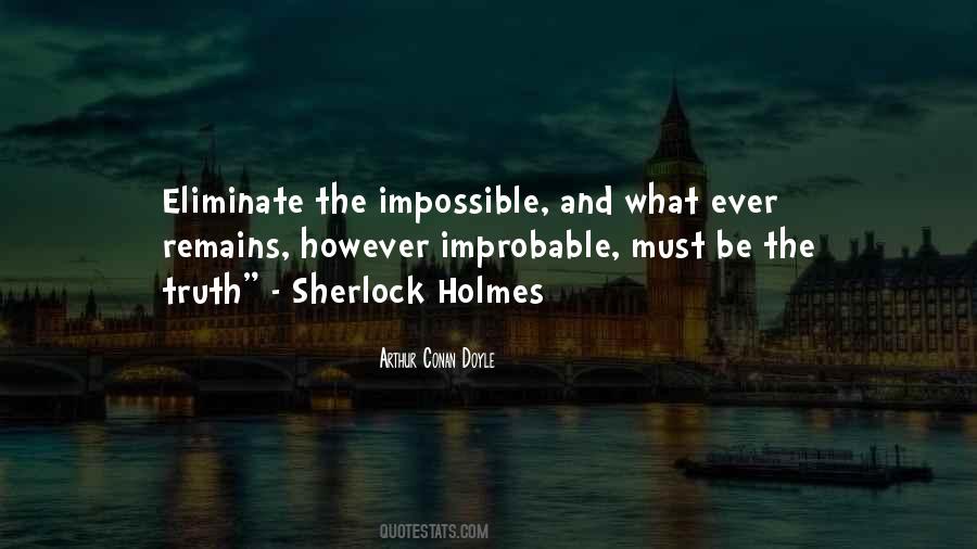 Quotes About Improbable #1011580