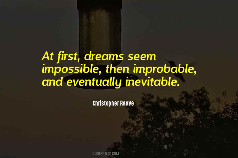 Quotes About Improbable #1301481