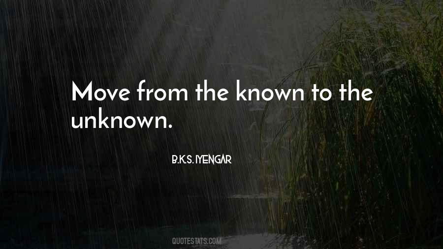 Quotes About Known Unknown #576368