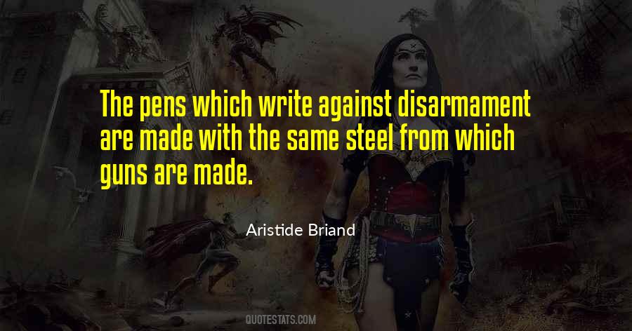 Quotes About Disarmament #1235725