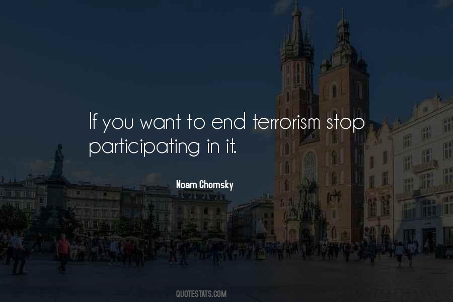 Stop Terrorism Quotes #1075258