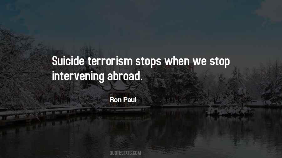 Stop Terrorism Quotes #1402194