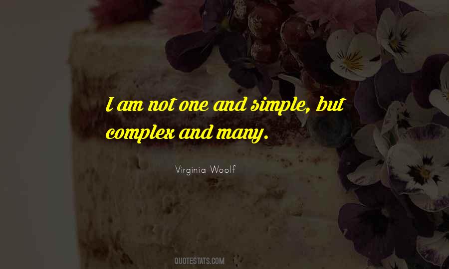 Quotes About Simple And Complex #1014294