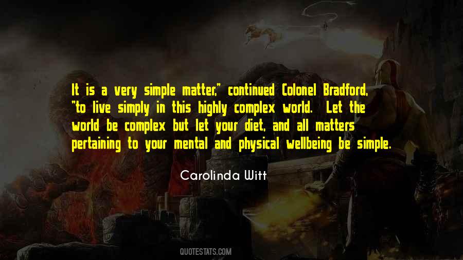 Quotes About Simple And Complex #119010