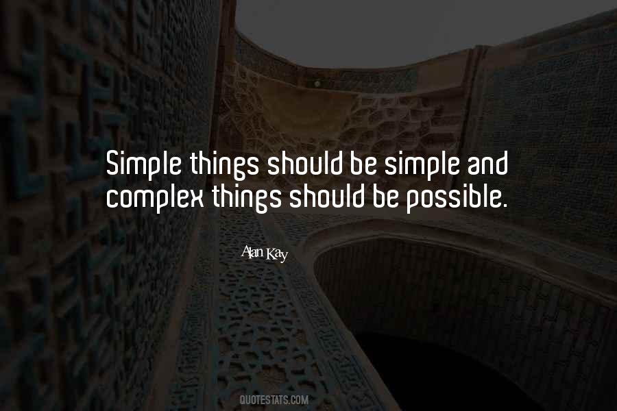Quotes About Simple And Complex #1749457