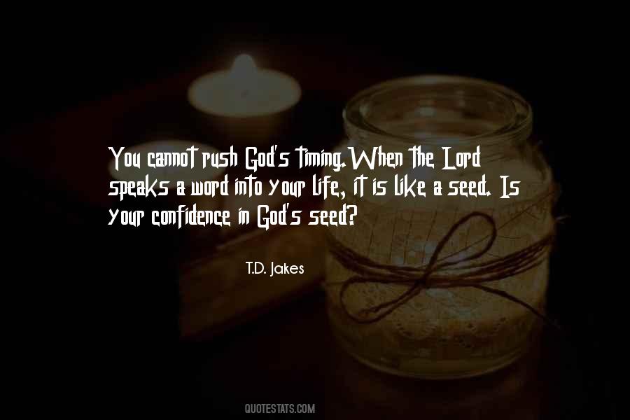 God S Timing Quotes #45110