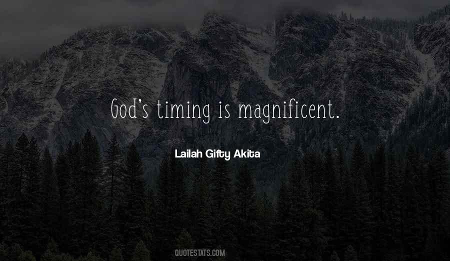 God S Timing Quotes #863658