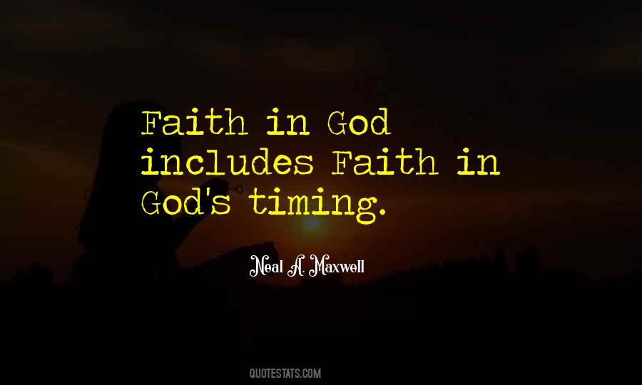 God S Timing Quotes #935373