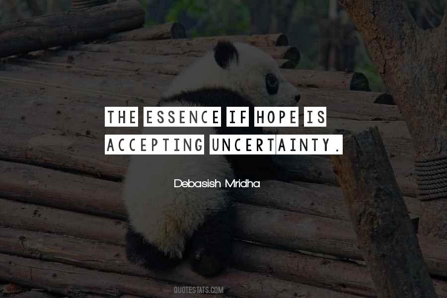 Quotes About Love Uncertainty #395145