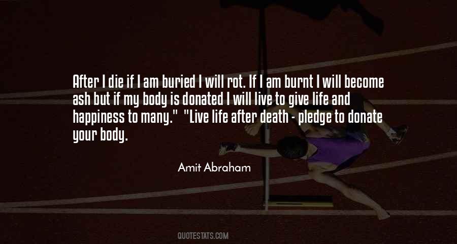 Donated Life Quotes #67534