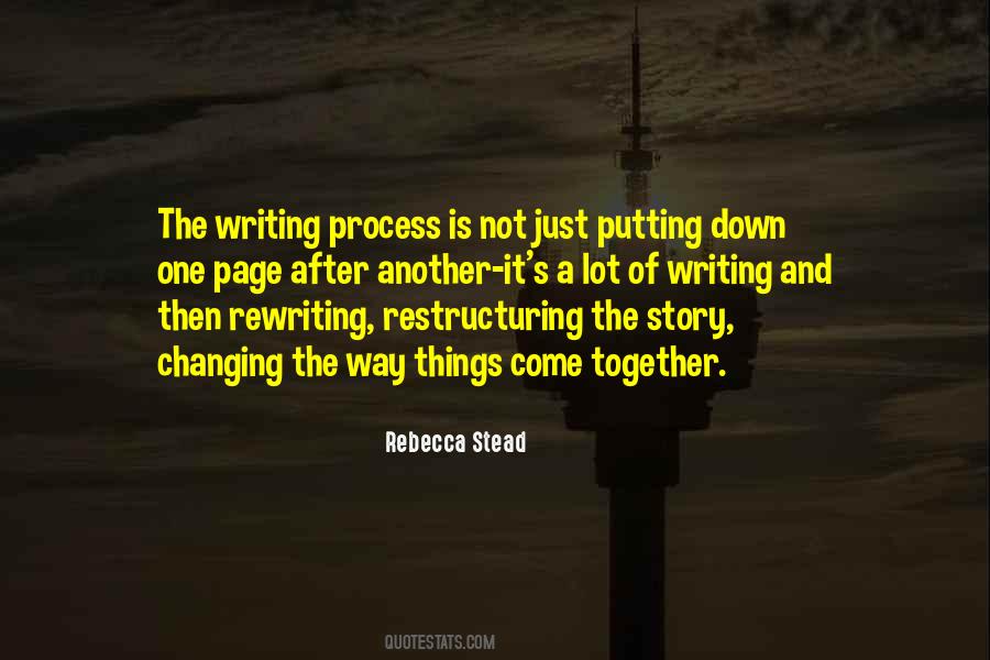 Quotes About Rewriting #1461660