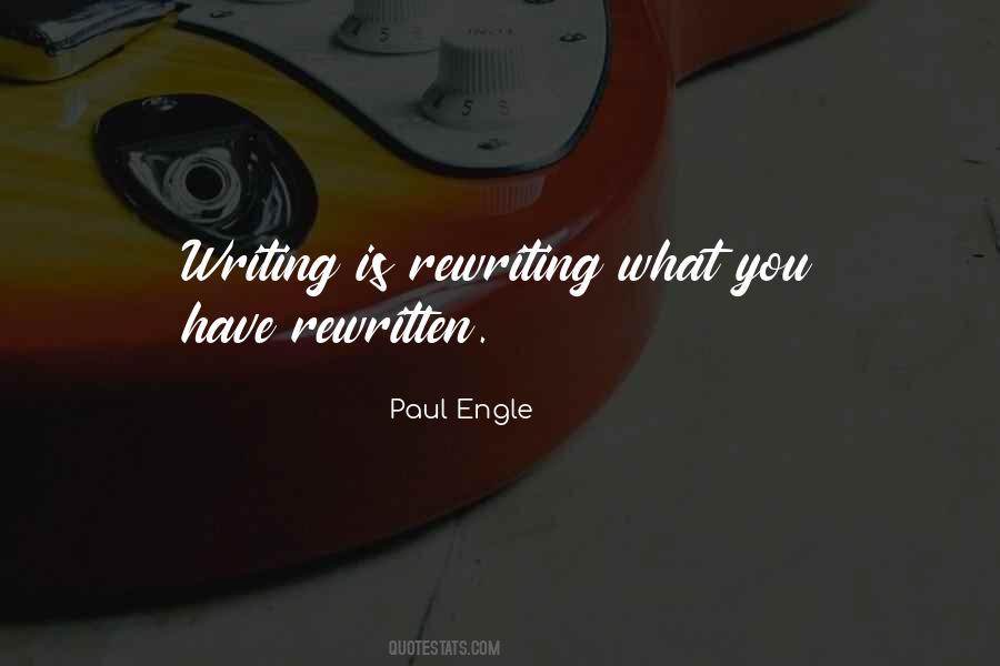 Quotes About Rewriting #725671