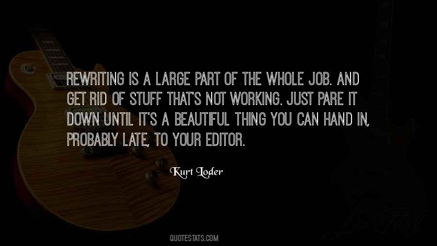 Quotes About Rewriting #896221