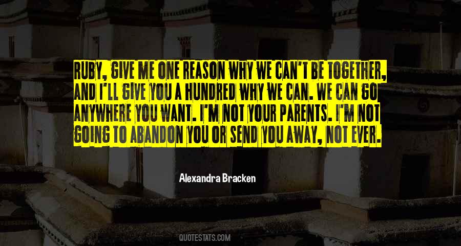 Quotes About Can't Be Together #405862