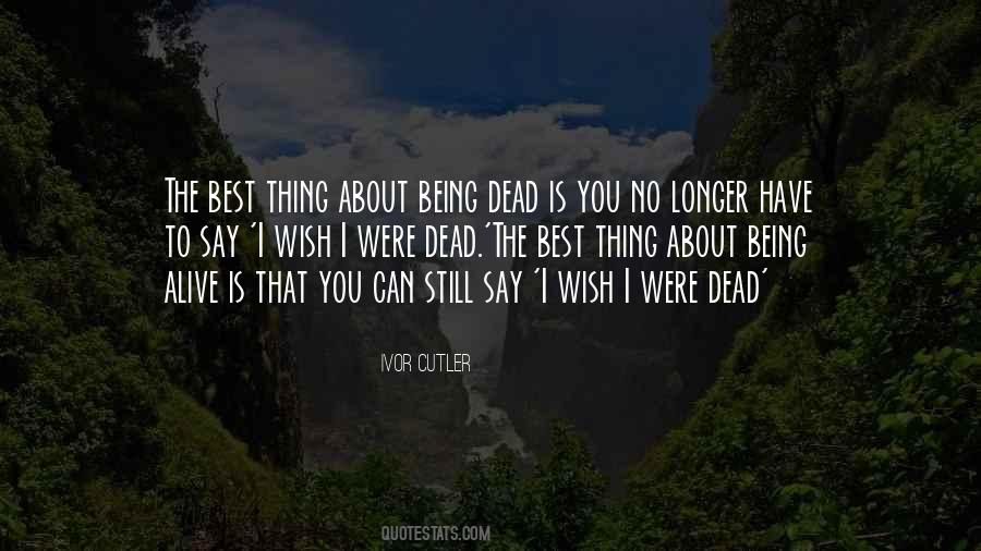 Dead Is Quotes #1520777