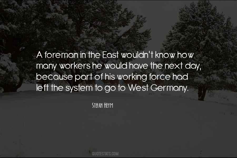 Quotes About East Germany #279539