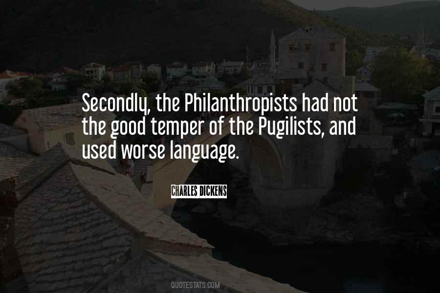 Quotes About Philanthropists #1816460