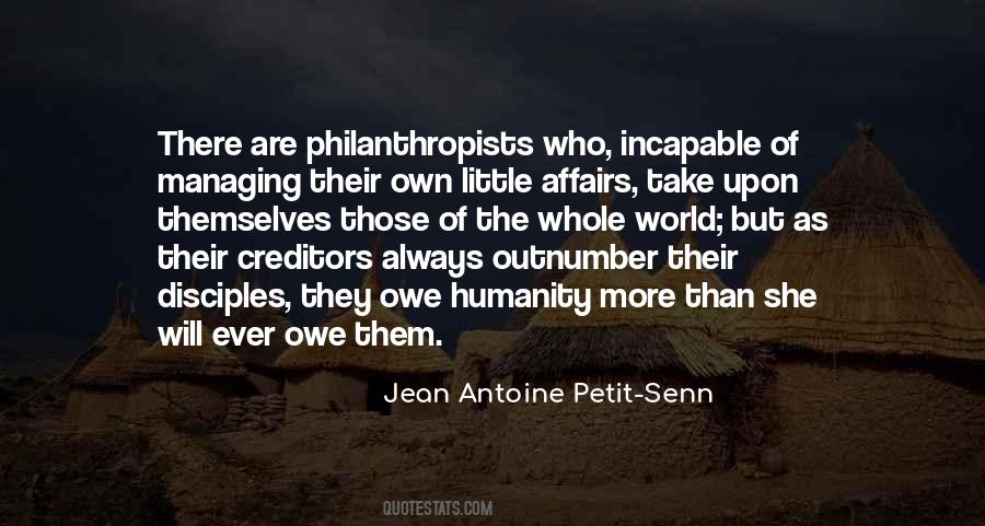 Quotes About Philanthropists #252106