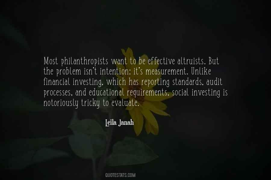 Quotes About Philanthropists #412462