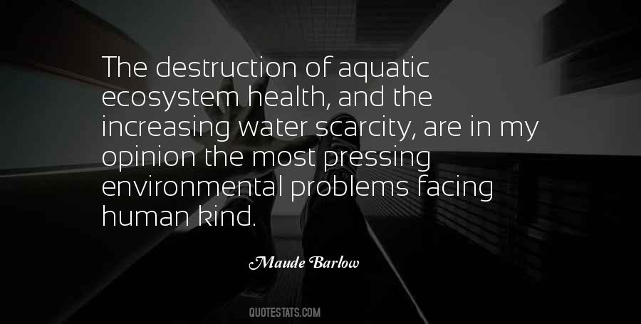 Quotes About Environmental Problems #1796656