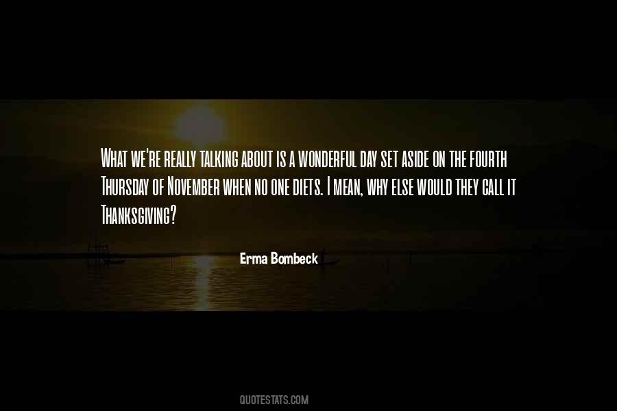 Fourth Thursday Quotes #642612