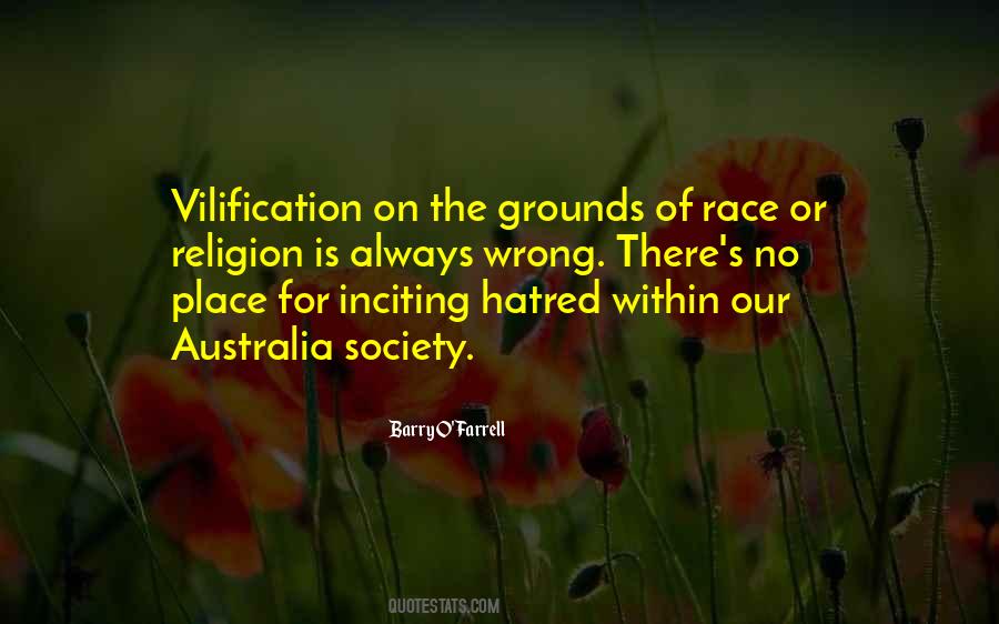 Quotes About Vilification #855325