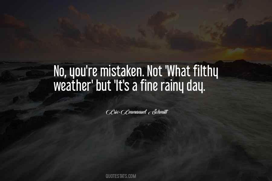 Quotes About Fine Weather #1428936