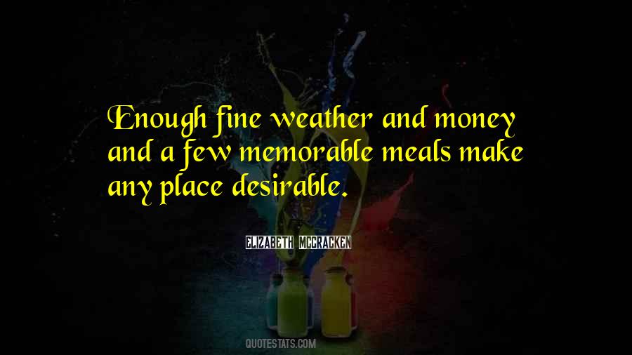 Quotes About Fine Weather #1477897