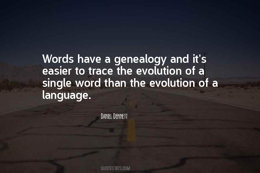 Quotes About Evolution Of Language #1626727