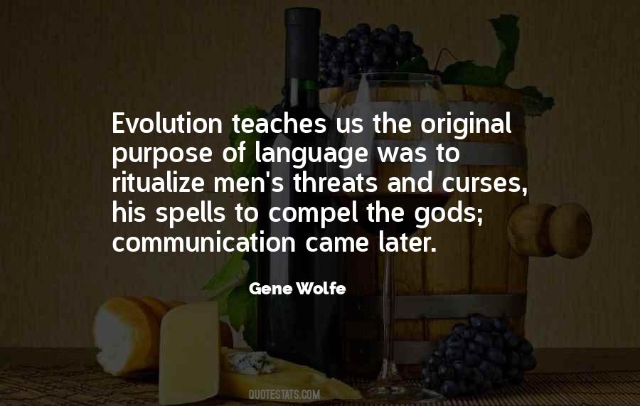 Quotes About Evolution Of Language #587699