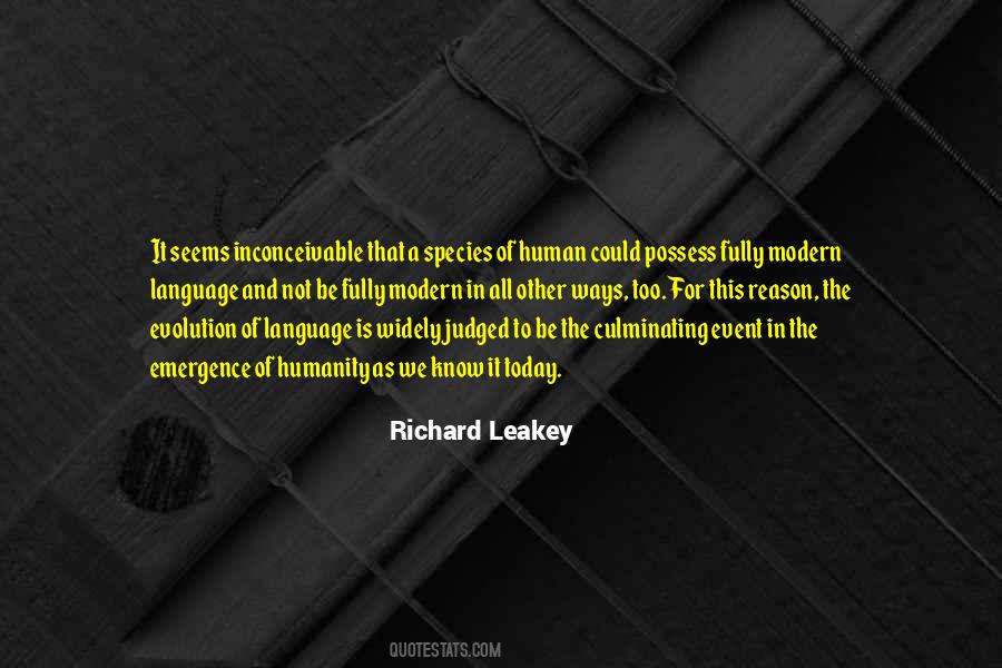 Quotes About Evolution Of Language #654776