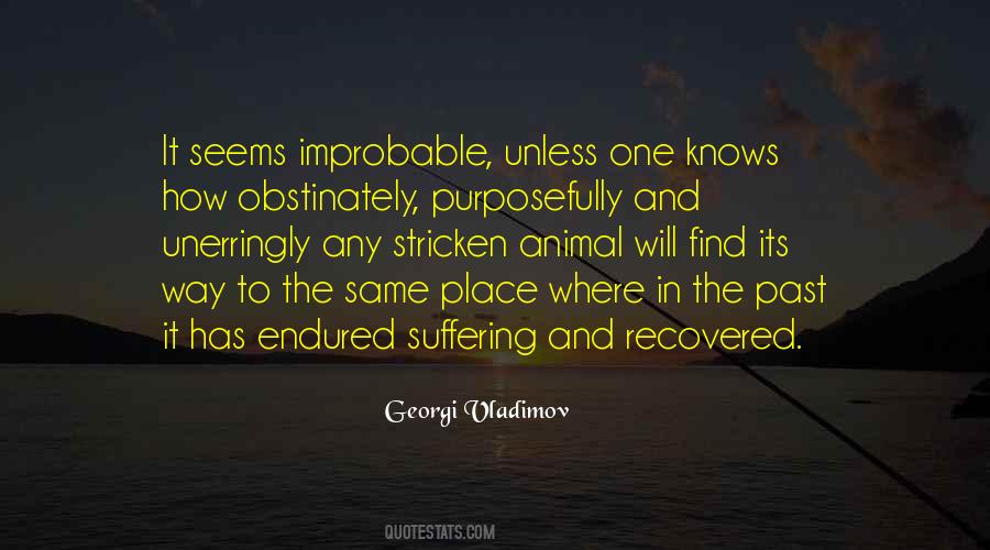 Animal Suffering Quotes #1800474