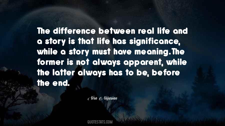 Quotes About Significance #1267732