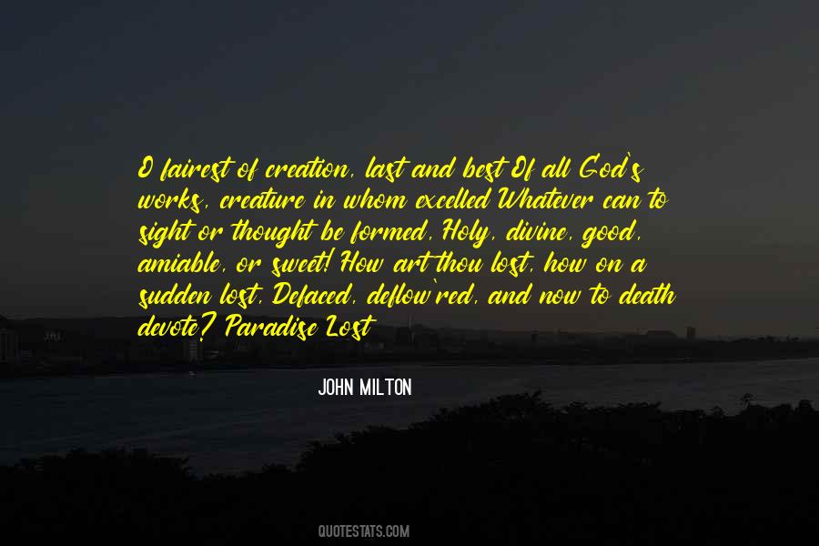 Quotes About God's Art #528450