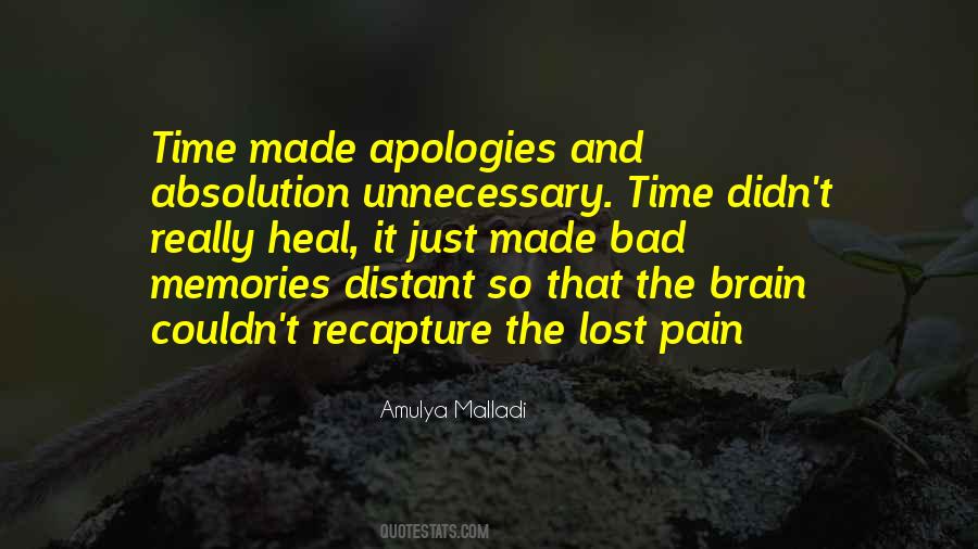 Quotes About Unnecessary Apologies #661229