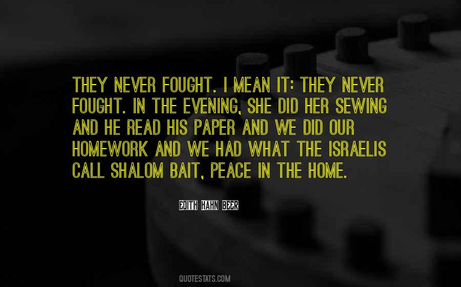 Quotes About Shalom #1390954