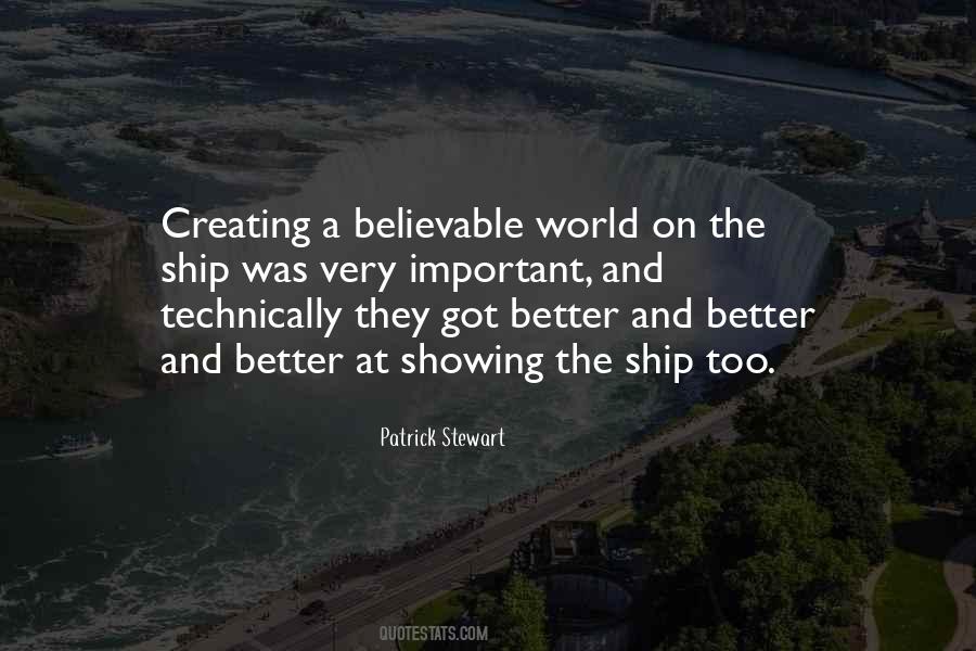 Creating A Better World Quotes #1119248
