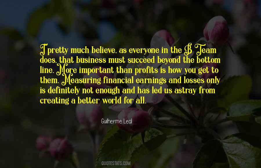 Creating A Better World Quotes #31301